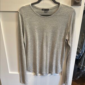 Vince Heather Gray Crew Neck Top
